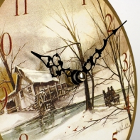 Hodiny stolní zima 18x22x4