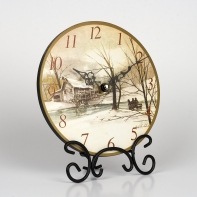 Hodiny stolní zima 18x22x4