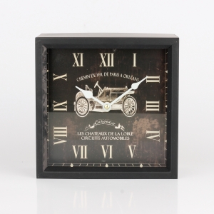 Hodiny v pánském stylu VETERAN 20x20cm