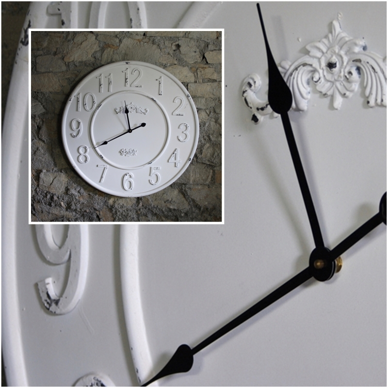 Hodiny ve francouzském stylu 80cm