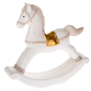 Houpací koník keramický 17,5x16,5cm