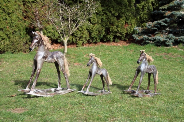 Houpací koník retro 60cm