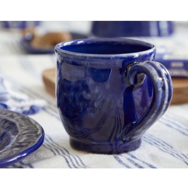 Hrnek ABBEY modrá 0,35 l keramický     