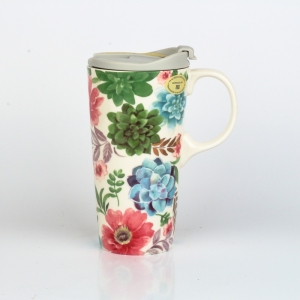 Hrnek cestovní Sukulenty 500ml