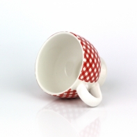 Hrnek Country červený 200ml