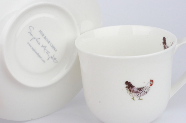 Hrnek na čaj s talířkem Sophie Allport 0,27l