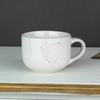Hrnek na čaj se srdcem 500ml