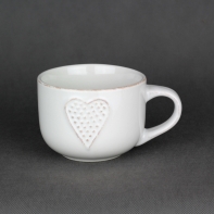 Hrnek na čaj se srdcem 500ml