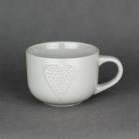 Hrnek na čaj se srdcem 500ml