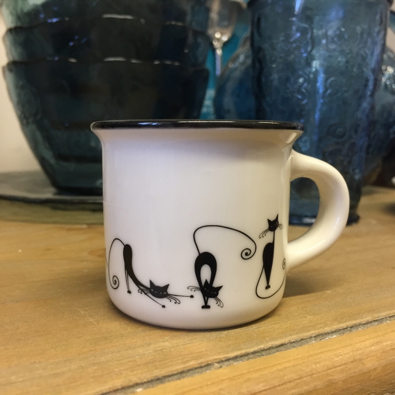 Hrnek na espresso s kočkou 100ml