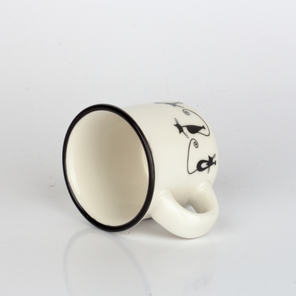 Hrnek na espresso s kočkou 100ml