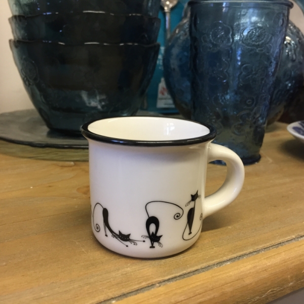 Hrnek na espresso s kočkou 100ml