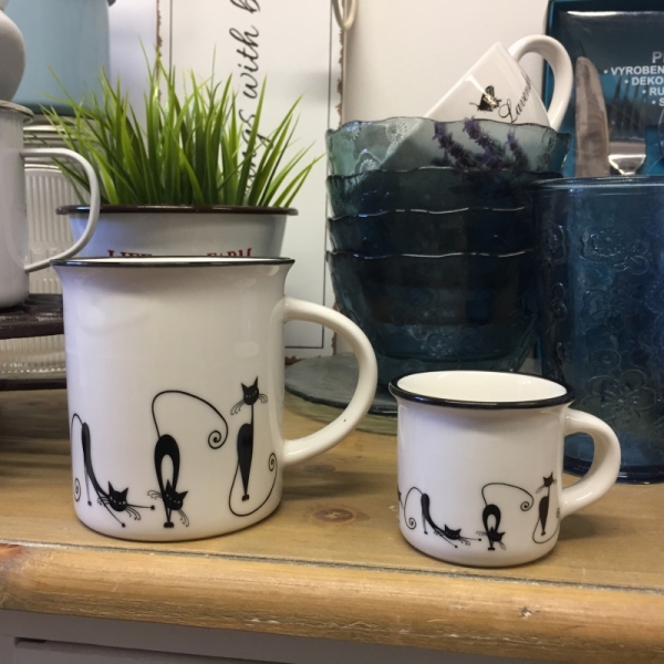 Hrnek na espresso s kočkou 100ml