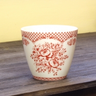 Hrnek na latte Stephanie red 9cm