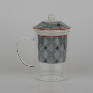 Hrnek se sítkem na sypaný čaj 300ml