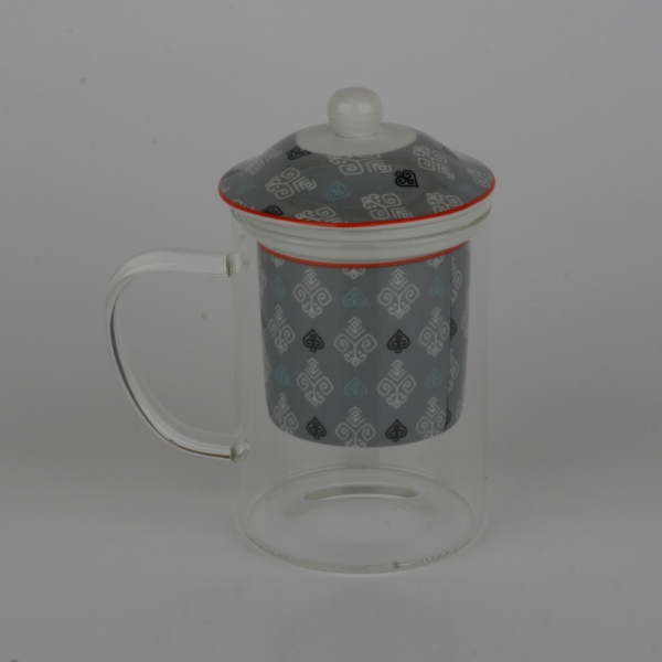 Hrnek se sítkem na sypaný čaj 300ml