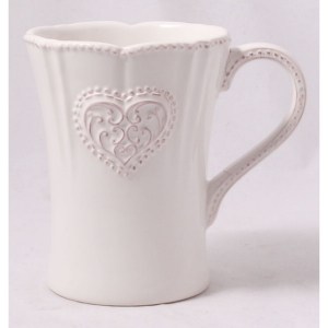 Hrnek se srdcem kamenina 0,5l