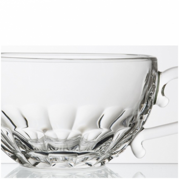 Hrnek skleněný Louison v.6,5 cm