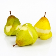 Hruška oloupaná 10cm žlutá