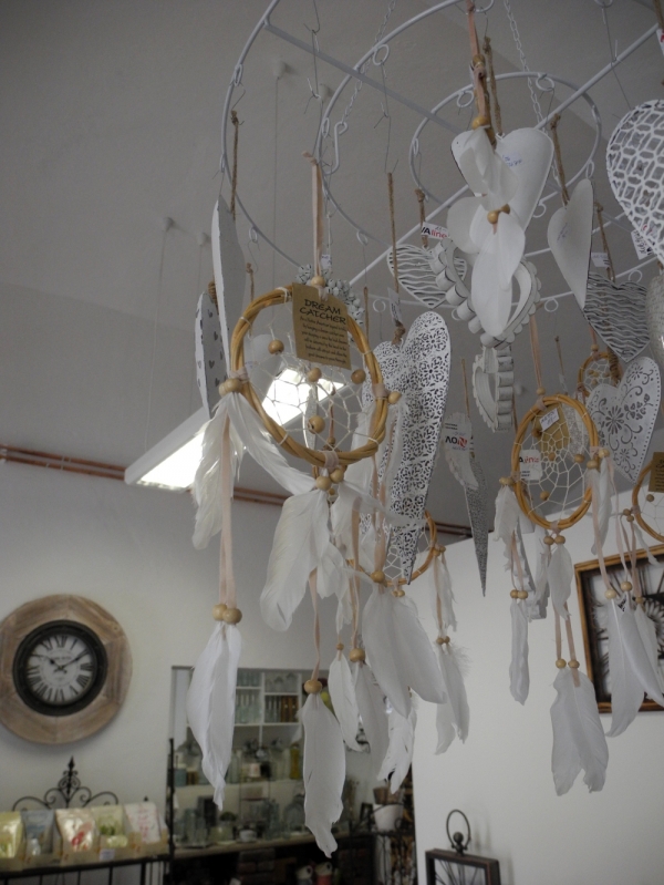 Indiánský lapač snů ratan 18cm