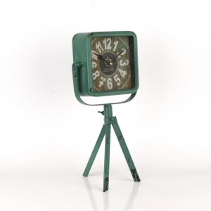 Industriální hodiny stolní 34cm