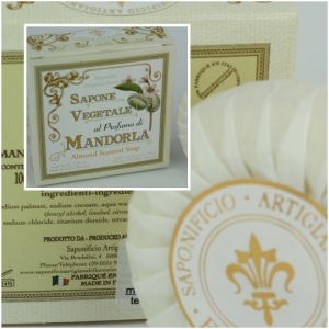 Italské dárkové mýdlo mandle 100g