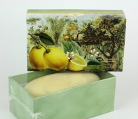 Italské mýdlo s vůní citronu 300 g v krabičce