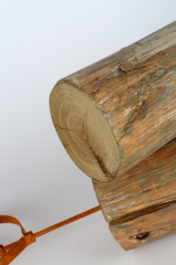 Jarní dekorace kovový tulipán 46cm