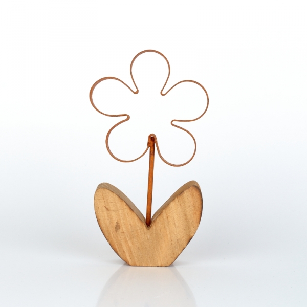 Jarní dekorace květina 17cm