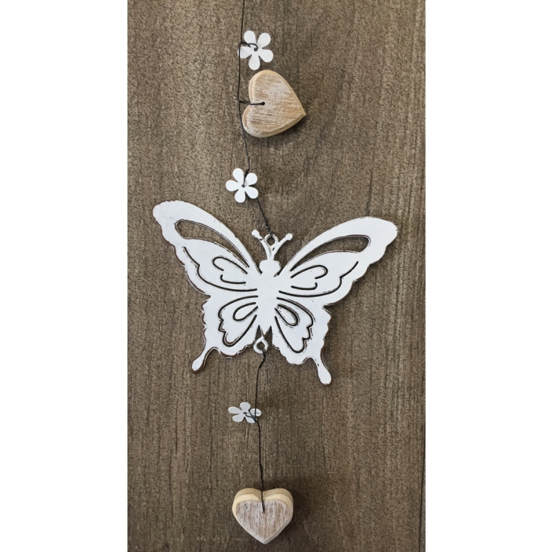 Jarní dekorace motýl 33cm