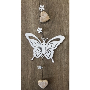 Jarní dekorace motýl 33cm