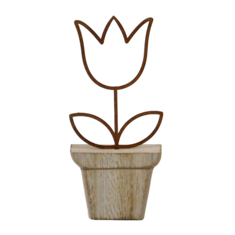 Jarní dekorace na stůl tulipán 