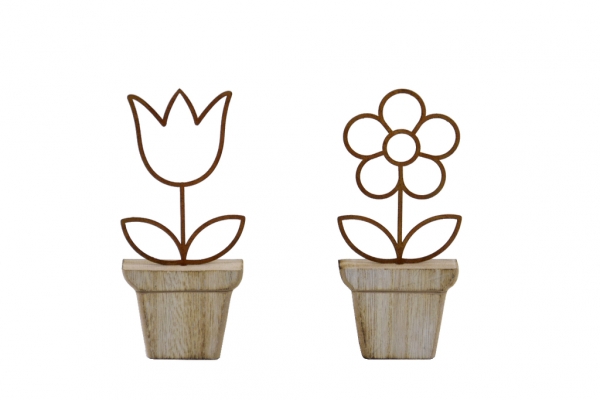 Jarní dekorace na stůl tulipán 