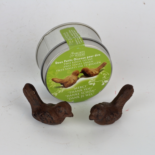 Jarní dekorace ptáčci 5x3cm