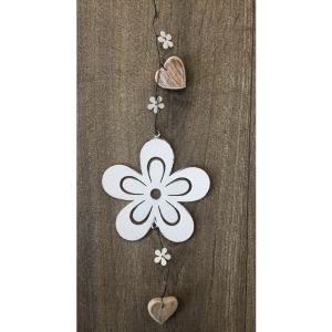 Jarní dekorace s kytkou 37cm