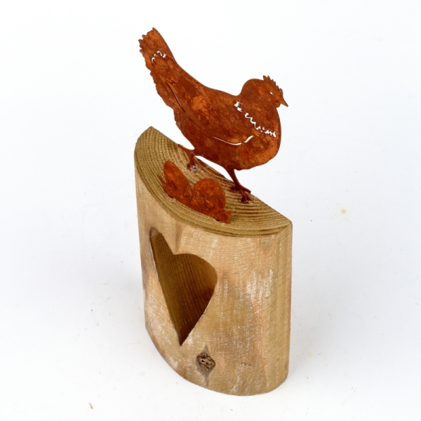 Jarní dekorace slepice 28cm