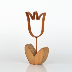 Jarní dekorace tulipán 17cm