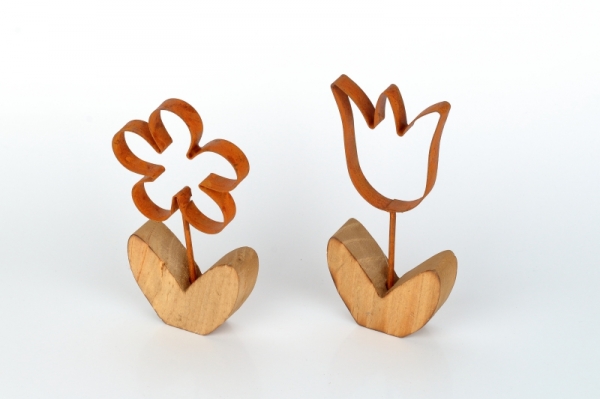 Jarní dekorace tulipán 17cm