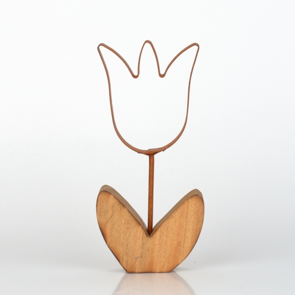 Jarní dekorace tulipán 17cm