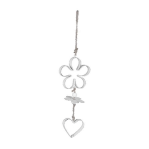 Jarní výzdoba závěs s kytkou 9x38cm