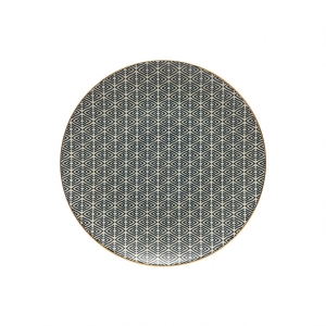 Jídelní talíř ornamenty zlatý okraj 27cm AUGUSTA