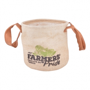 Jutová taška zahradní 21x21x18cm