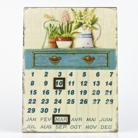 Kalendář magnetický konvalinky 25x33cm