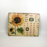 Kalendář magnetický slunečnice 25x33cm
