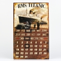 Kalendář magnetický Titanic 25x40cm