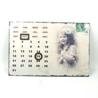 Kalendář retro s holčičkami 36x24cm