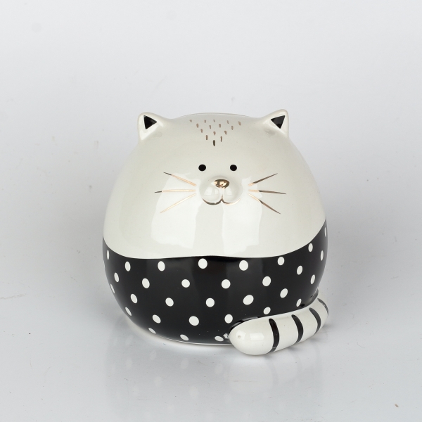 Kasička na peníze kočka 12cm