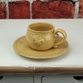 Kávový set šálek s podšálkem - slepice 