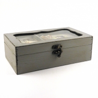 Kazeta na šití dřevěná