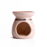 Keramická aroma lampa Grey dot 10x8,5cm